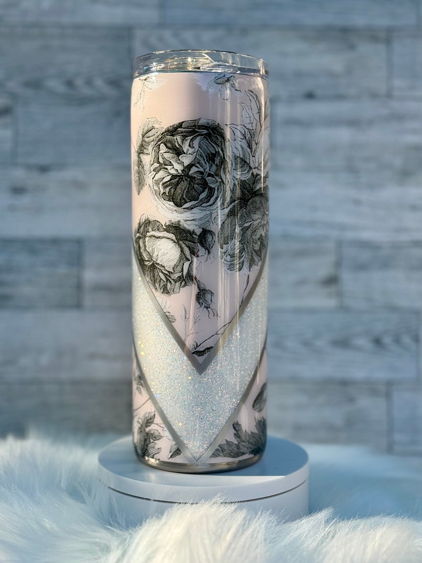 Blush Flower V Split