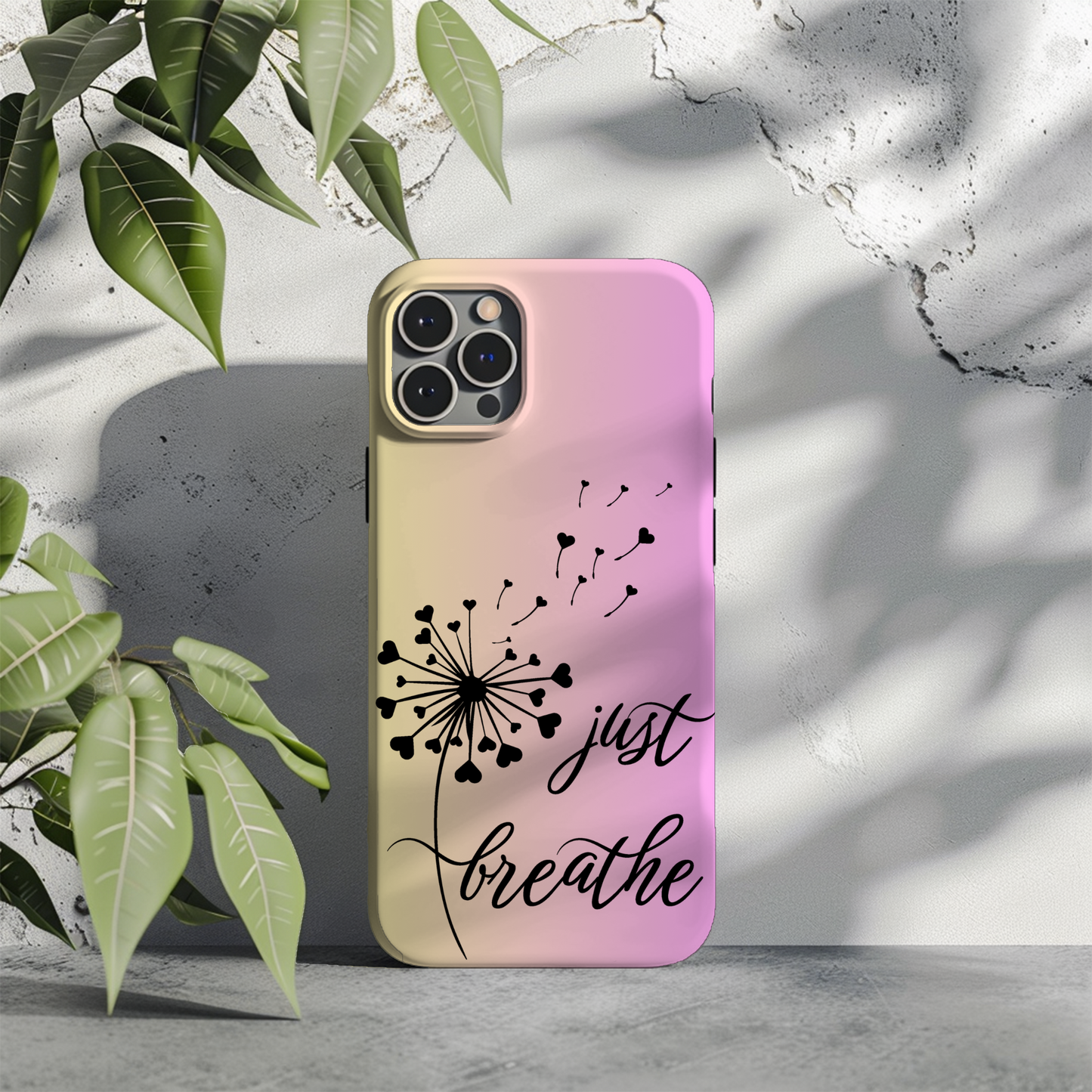 Just Breathe iPhone Case
