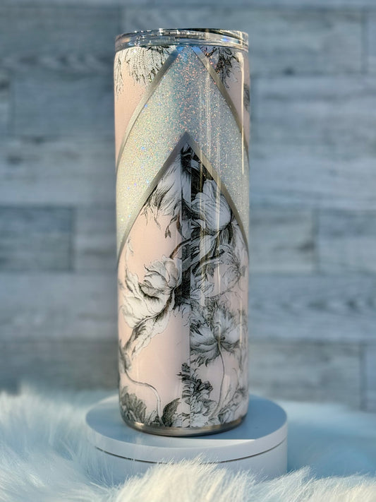 Blush Flower V Split