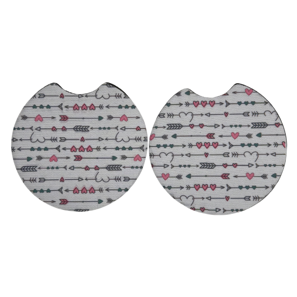 Heart Arrow Car Coaster