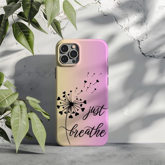 Just Breathe iPhone Case