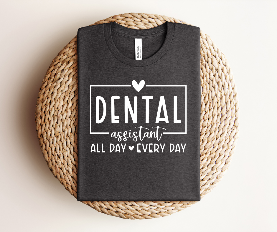 Dental Assistant short sleeve t-shirt vinyl