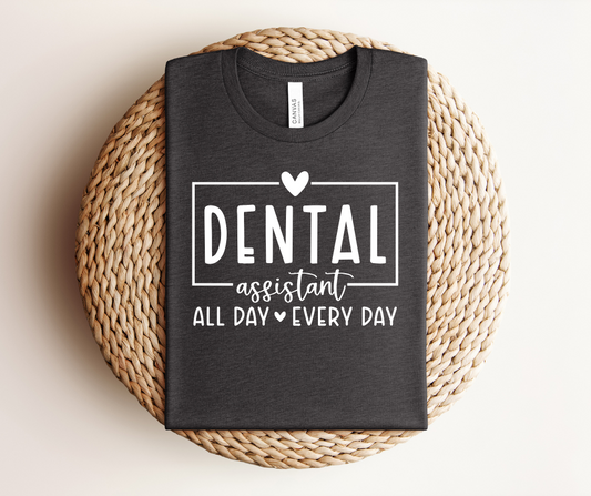 Dental Assistant short sleeve t-shirt vinyl