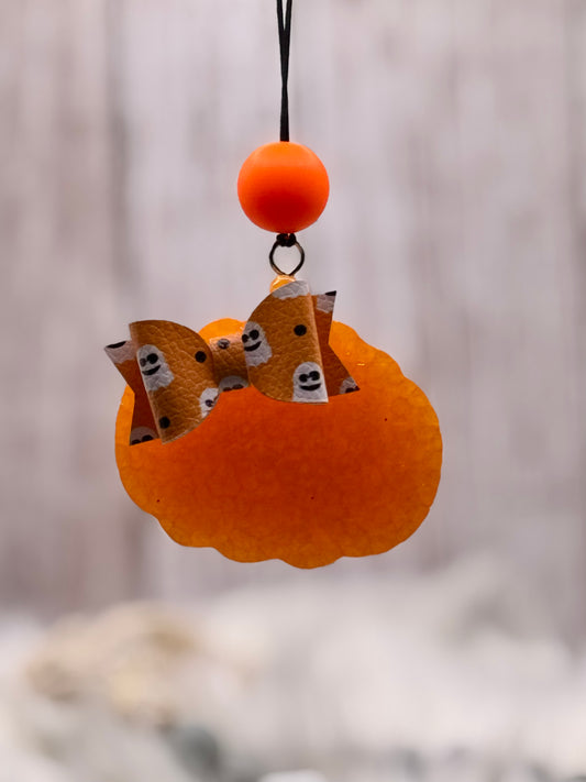 Mini Bow Pumpkin Freshie